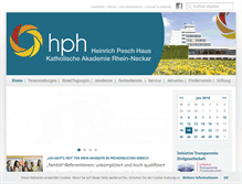 Tablet Screenshot of heinrich-pesch-haus.de